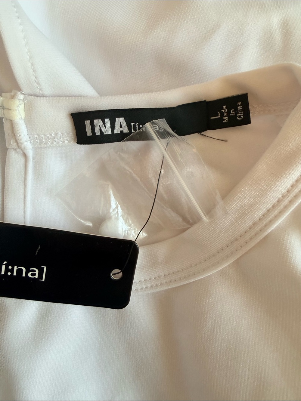 Ina White Puff Sleeve Cropped Blouse - Picture 4 of 5